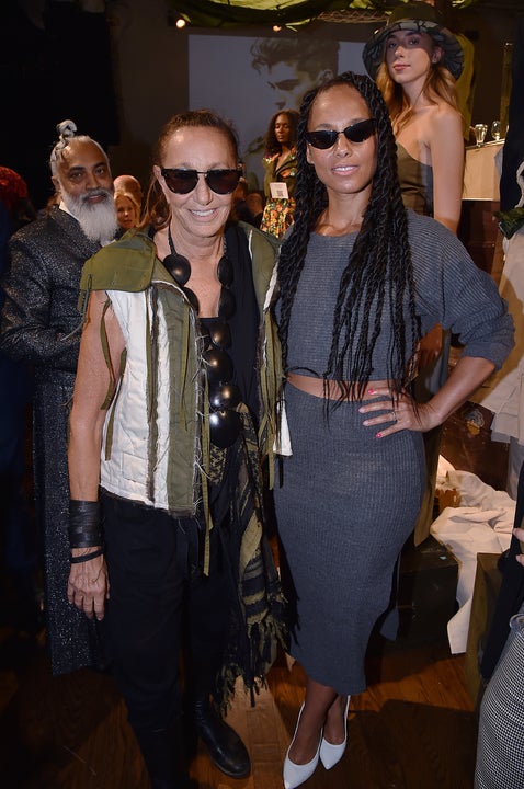 Donna Karan and Alicia Keys